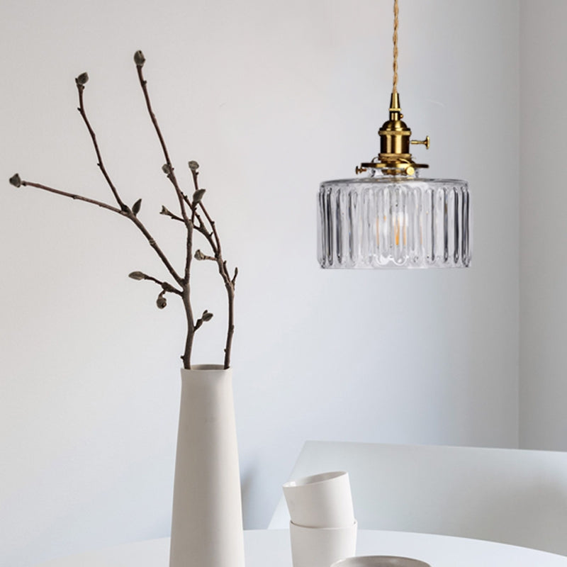 Celeste Glas Vintage Gloed Hanglamp