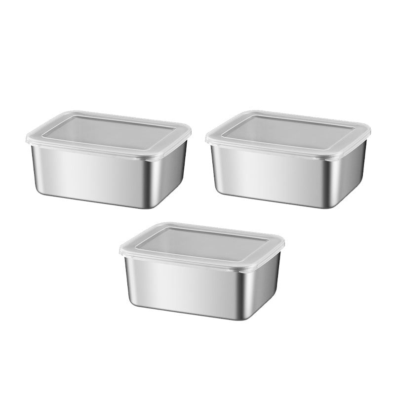 Skanto | RVS Maaltijdopslagbox met Deksel, Lunch, Snack Bewaarbox