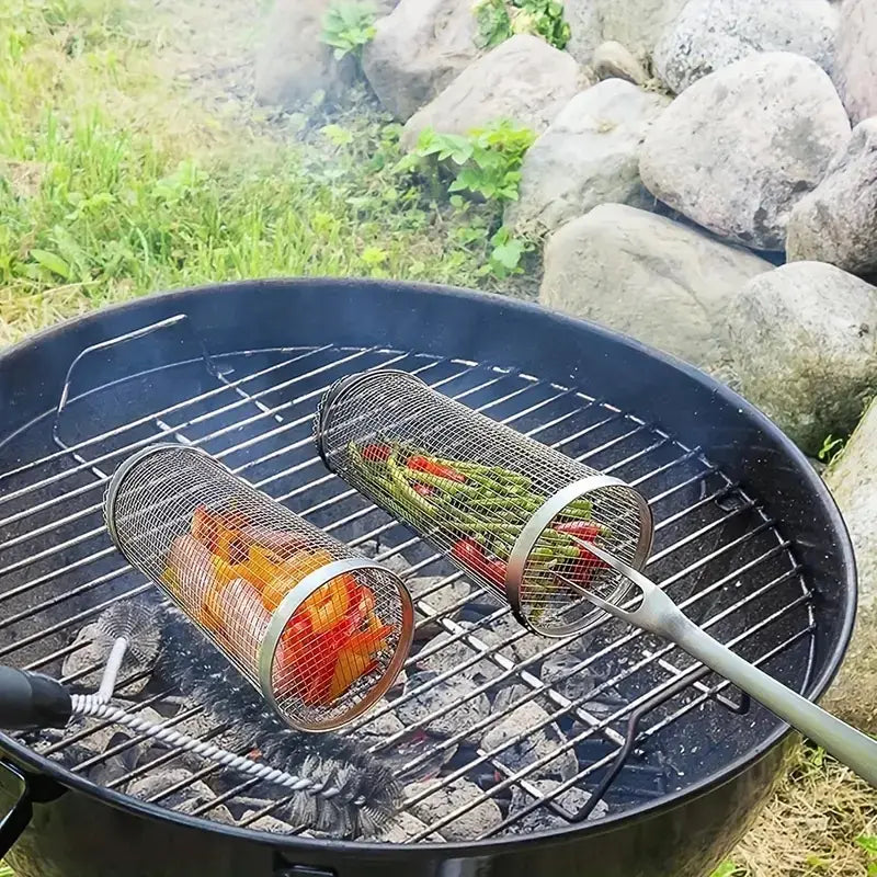 SizzleCraft - Premium barbecue mand voor een smakelijke grillervaring