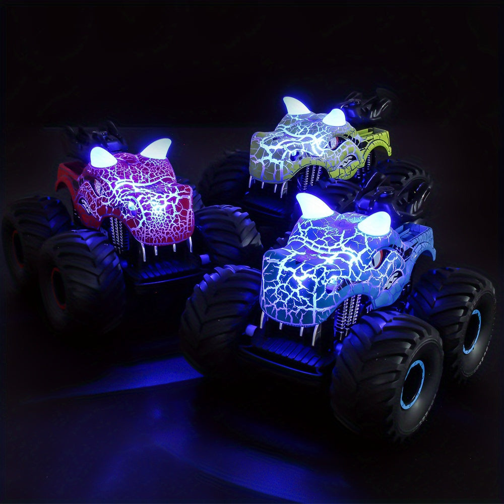 DinoBlaze Stuntauto - Spectaculaire RC Monstertruck met Rook en Licht