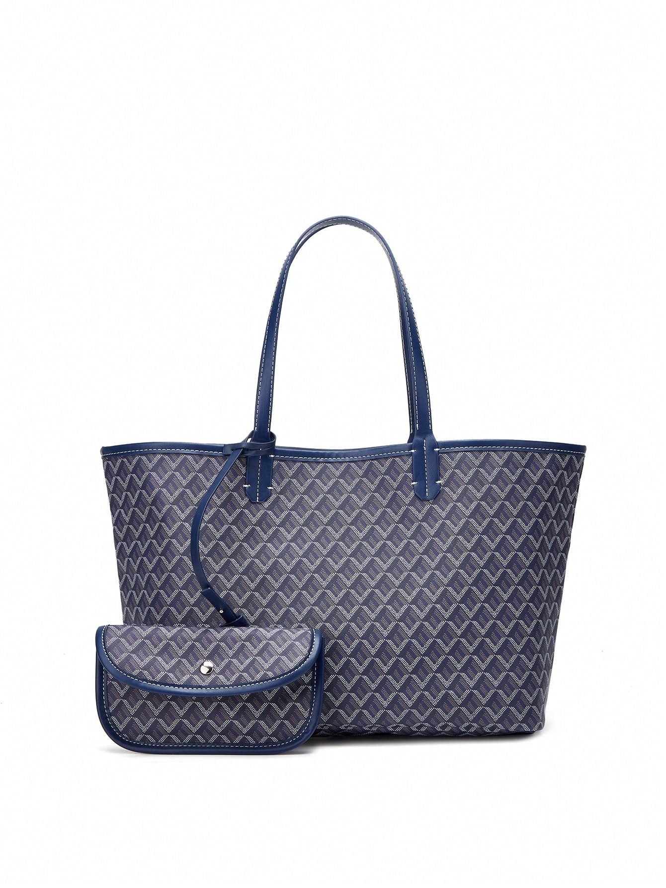 Casual Schouder Handtas Dames PVC | Tote Bag | Lichtgewicht grote tas voor studenten