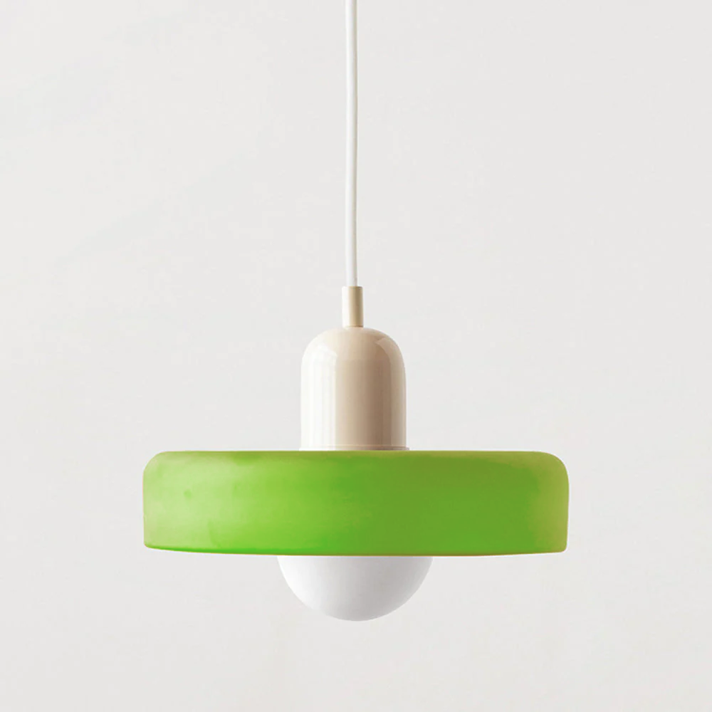 Skanto | Bauhaus Hanglamp | Gekleurd Glas, Verstelbare Hoogte & Ideaal voor Eetkamers en Moderne Interieurs