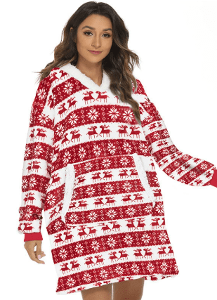 SNUGGOVA – Fleece Hoodie-Deken voor ultiem comfort