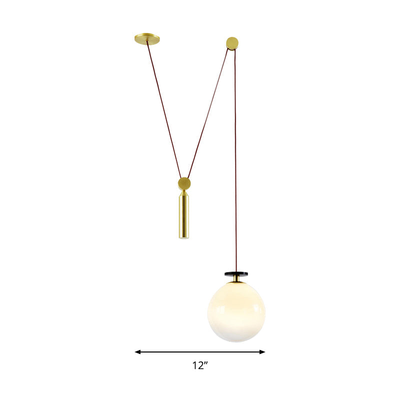 Hoogte Verstelbare Hanglamp met Katrol Eén Licht Moderne Hanglamp voor Keuken Gang