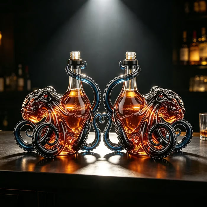 OctoSpirits – 3D Octopus Decoratieve Fles