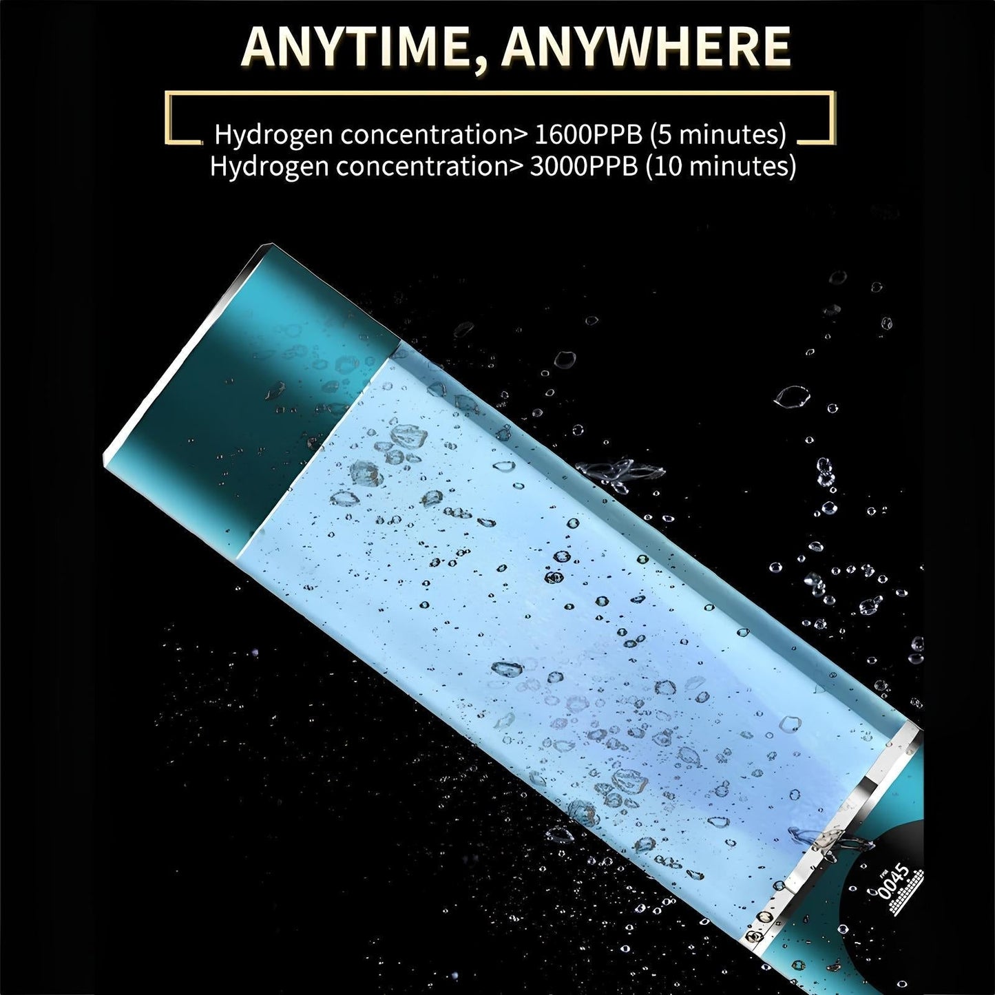 NovaHydro Elite 5000ppb Waterfles Waterstofionisator