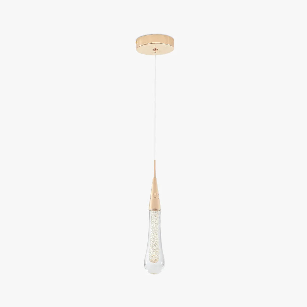 Druppelvormige Gouden Hanglamp