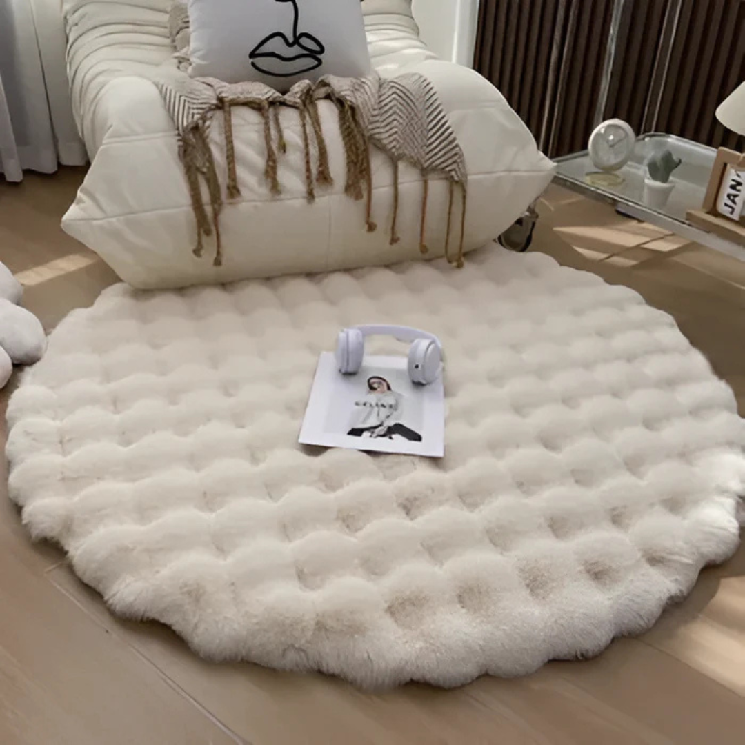 Cush - Rond Vloerkleed 90x90 Fleece