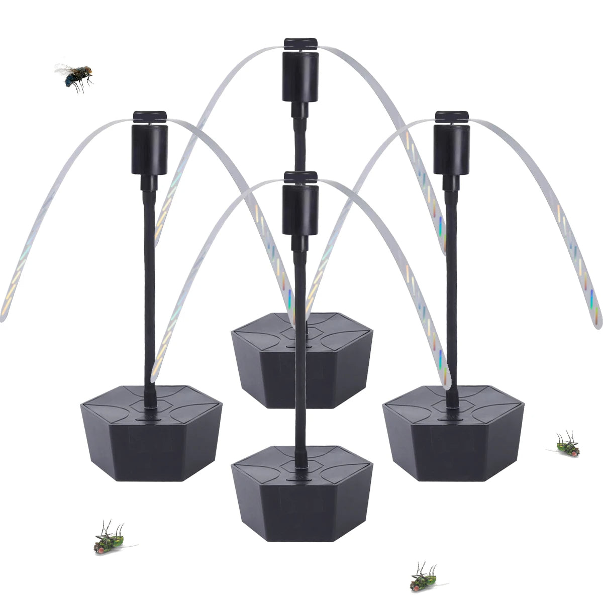 Tafelblad Vliegenafschrikkende Ventilator Rotating Insectenafschrikmiddel