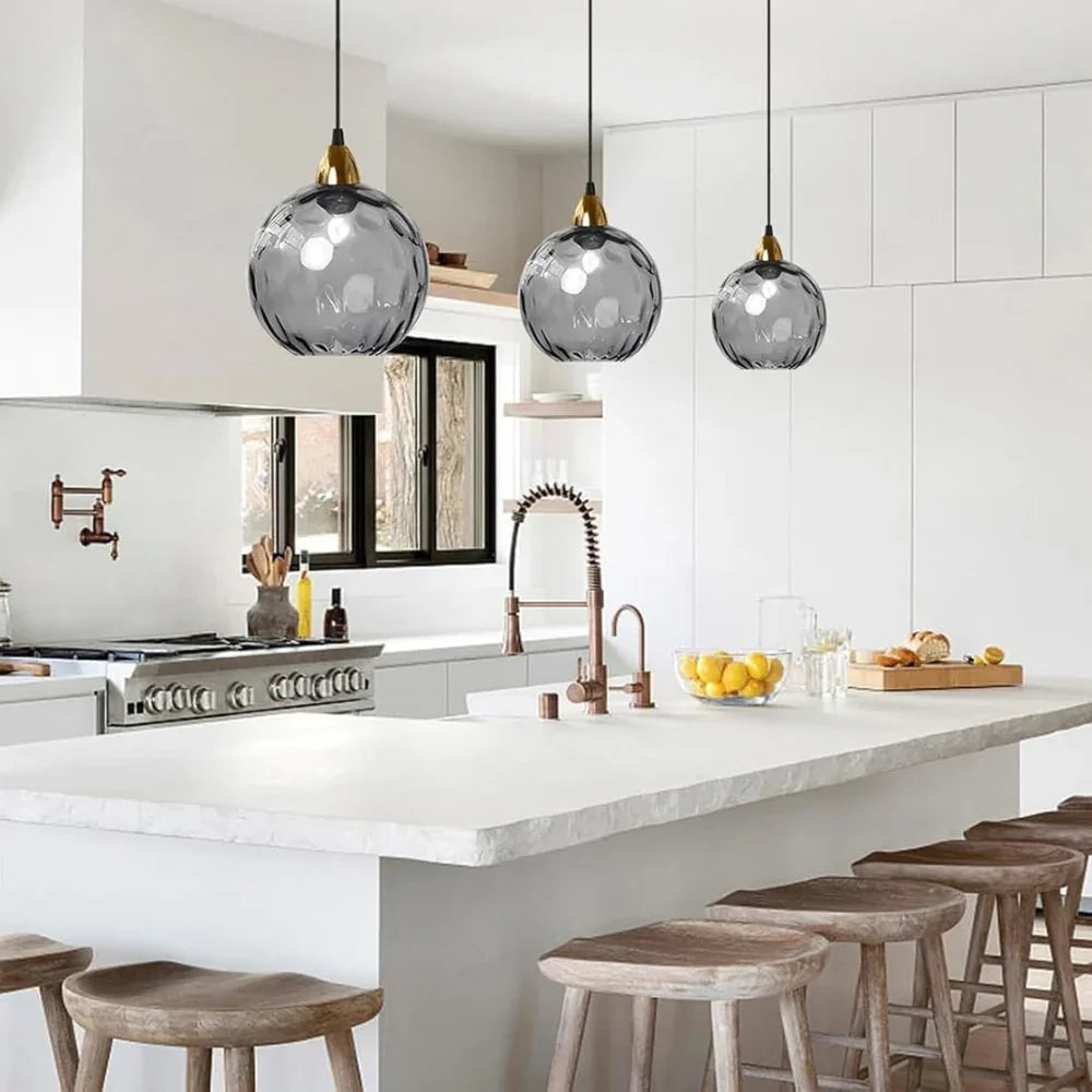 Moderne LED Nordic Plafond Glas Bal Hanglamp