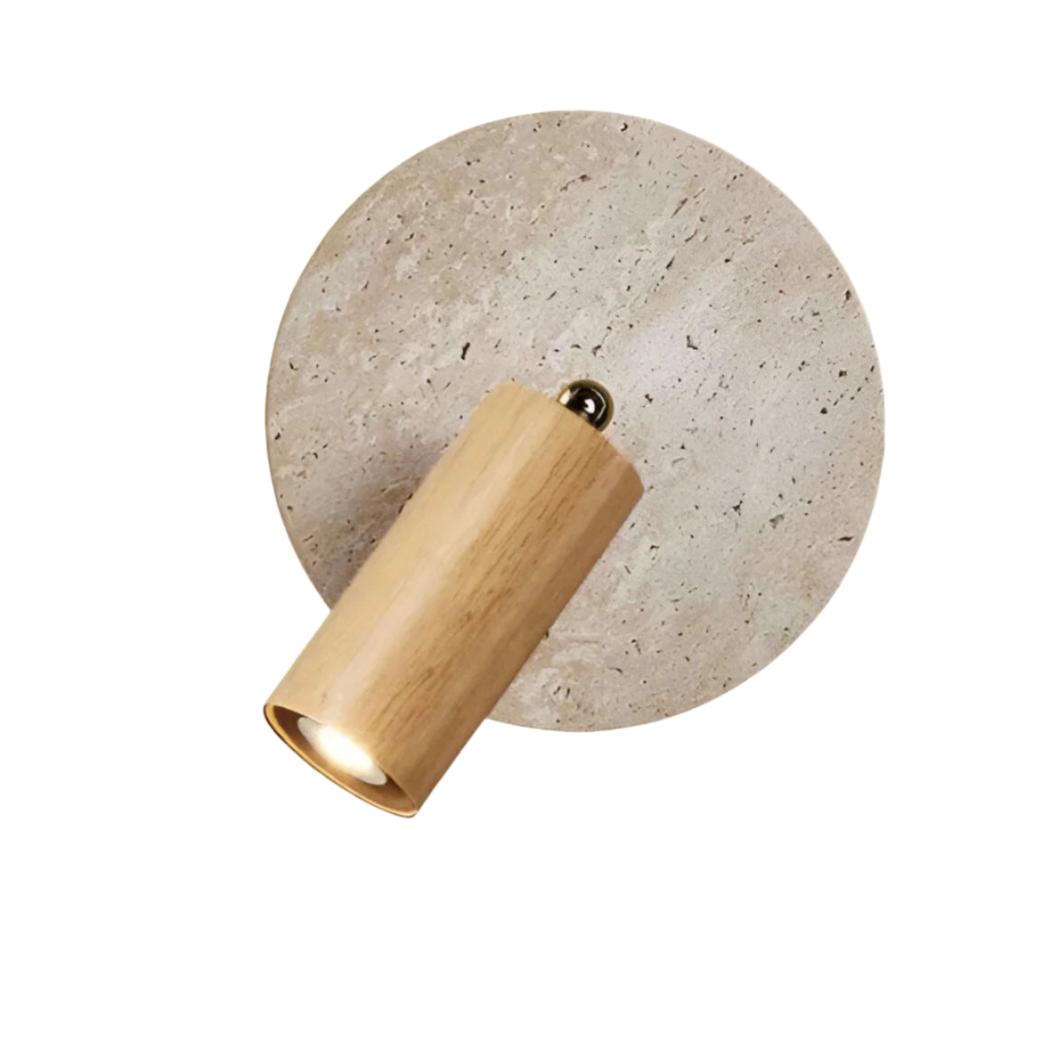 Travertine Moderne Rotatable Bedlamp Wandlamp