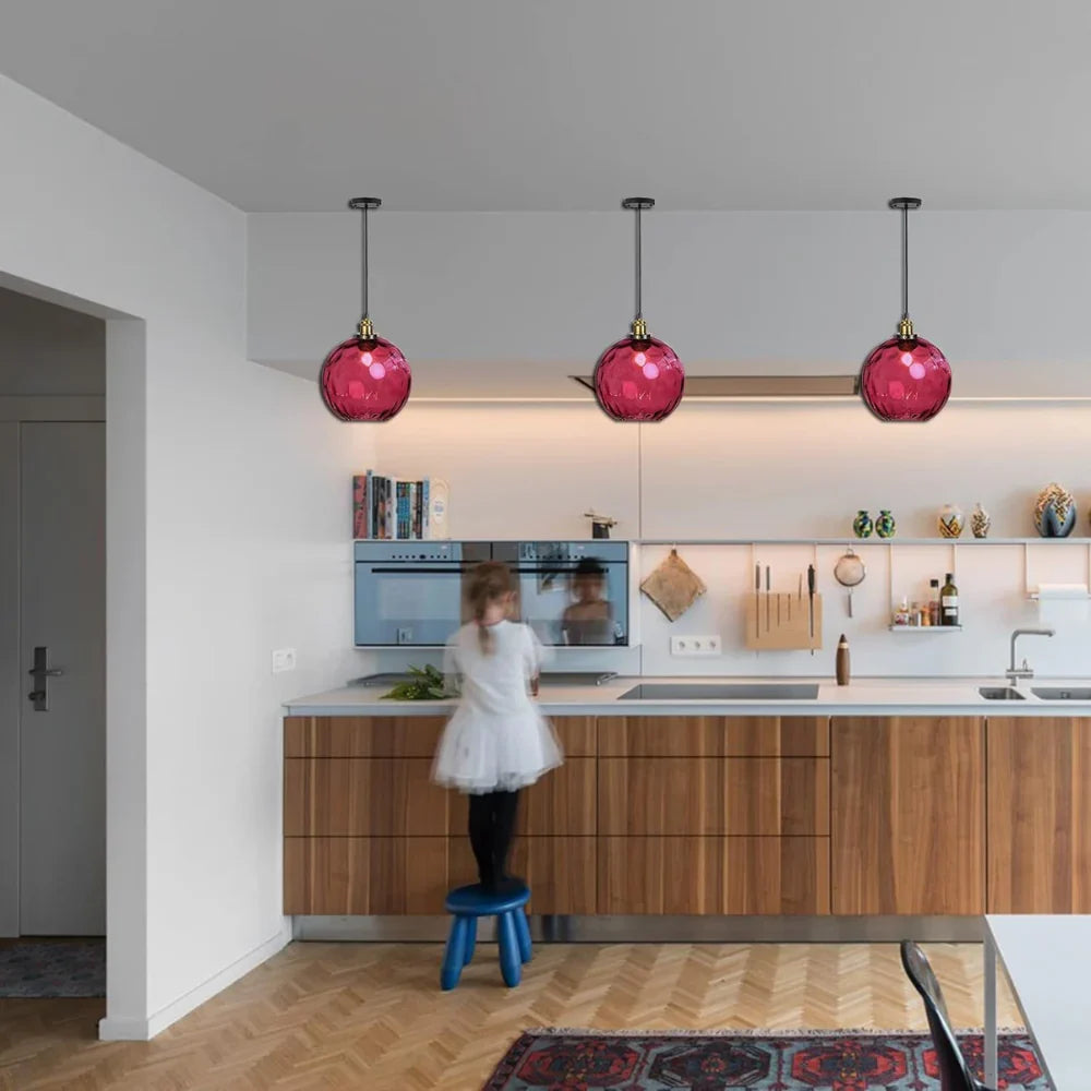 Moderne LED Nordic Plafond Glas Bal Hanglamp