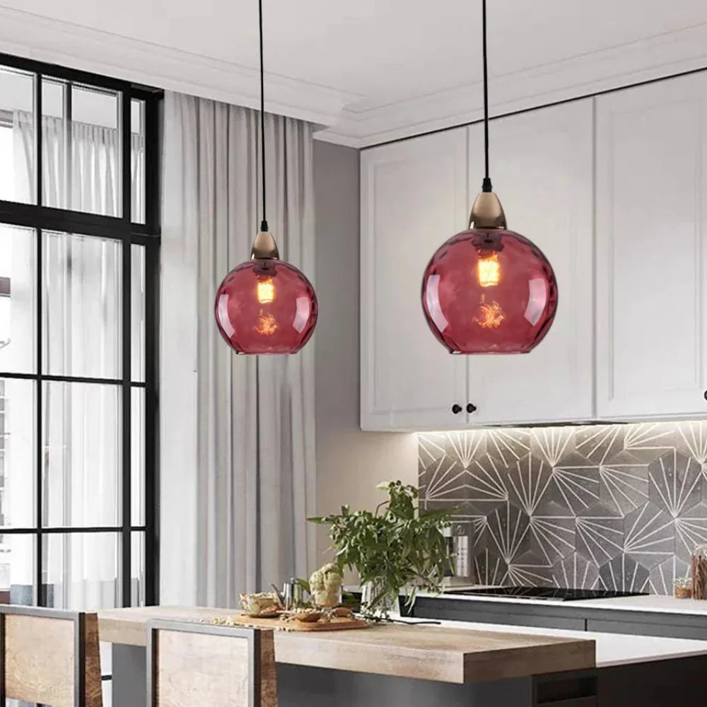 Moderne LED Nordic Plafond Glas Bal Hanglamp