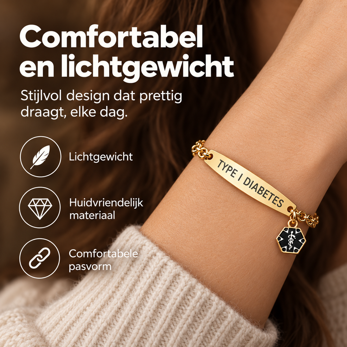 AlertBand diabetes | De veiligheidsarmband die spreekt wanneer jij dat niet kan