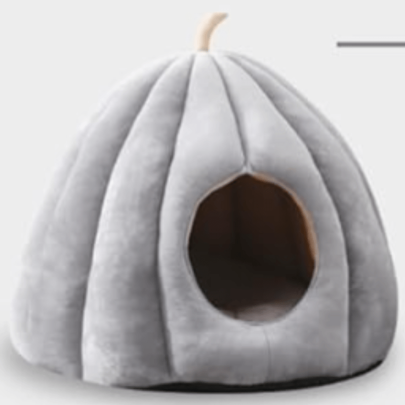 CozyNest Pompoen Kat Bed – Warm, Wasbaar & Comfortabel Kattenhol