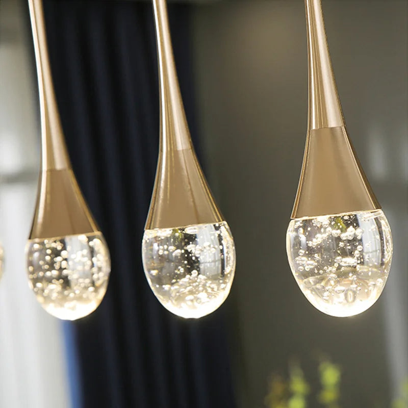 Glazen hanglampen met warm licht - Vetra