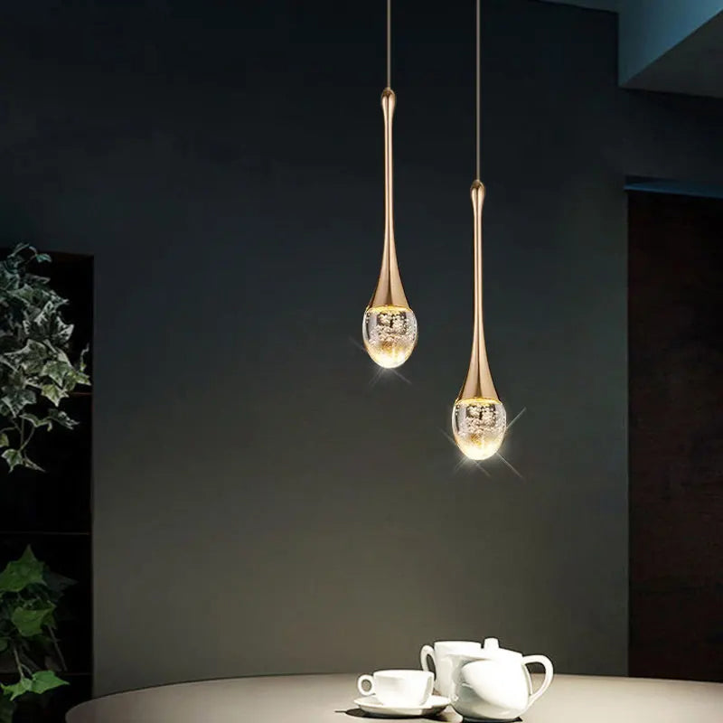 Glazen hanglampen met warm licht - Vetra
