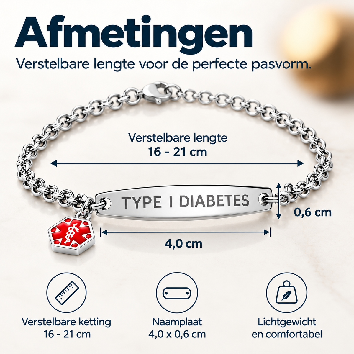 AlertBand diabetes | De veiligheidsarmband die spreekt wanneer jij dat niet kan