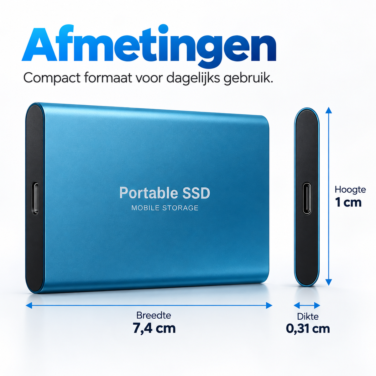 Ultra-snelle 128TB SSD met compact en duurzaam ontwerp