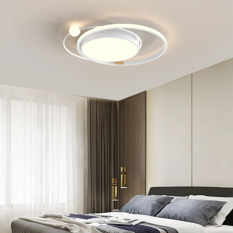 Ronde LED Plafondlamp | Noordse Minimalistische Ontwerp