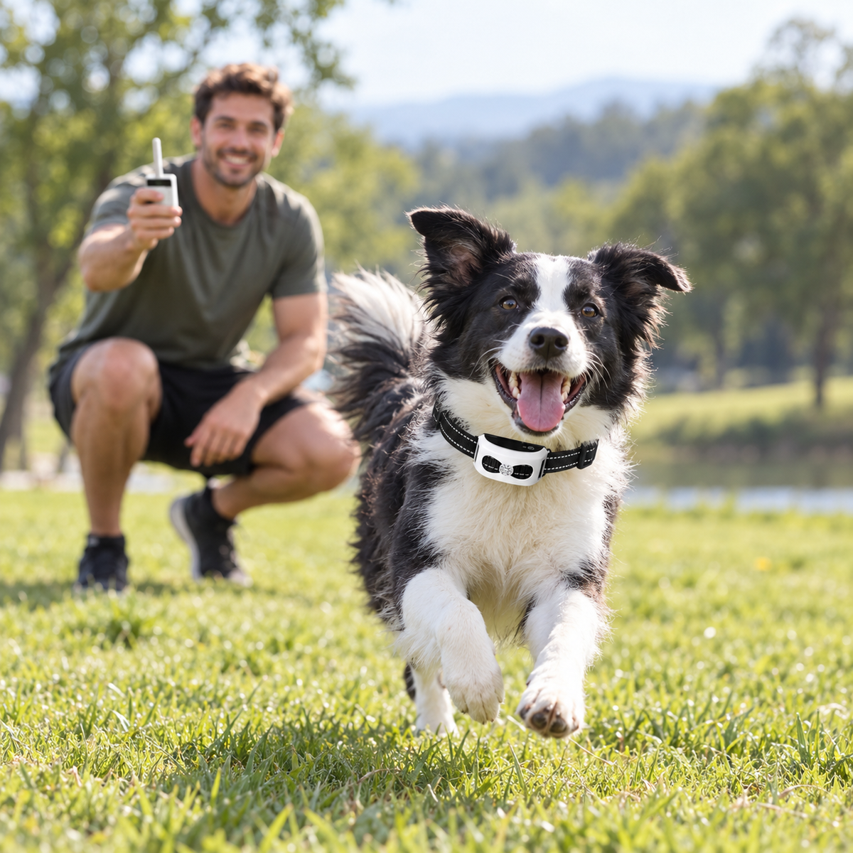 2-in-1 Draadloze Hondenomheining & Trainingshalsband – Cadeau voor Hondenliefhebber