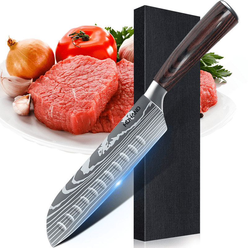 Set van professionele kwaliteit chef-koks messen met elegant design