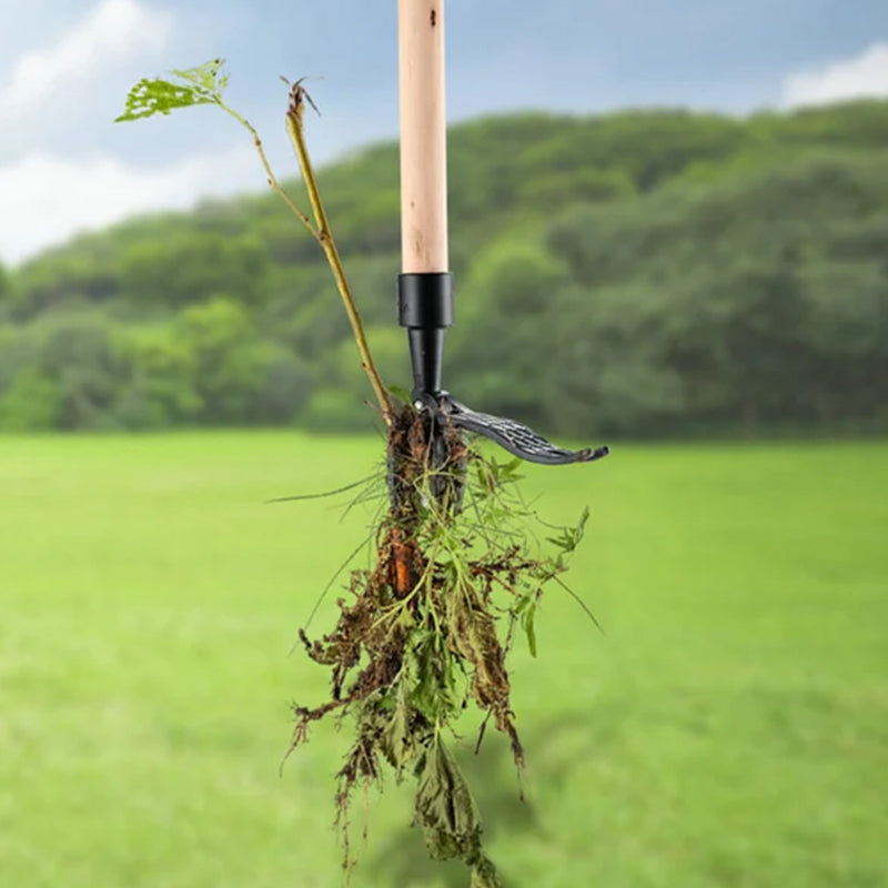 Roestvrijstalen verstelbare lange handgreep afneembare onkruidverdelger