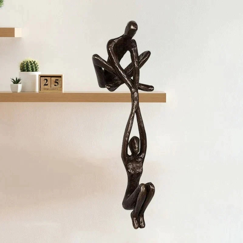 Lanoria - Sculptuur Beeldje Liefde en Kracht Decoratief