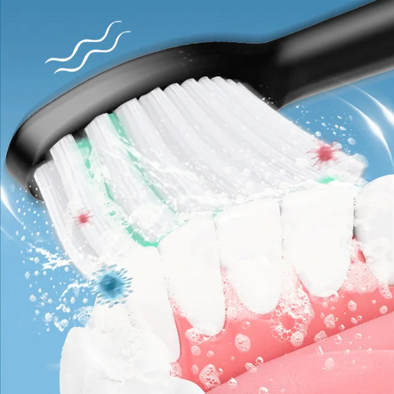 Sonic Elektrische Tandenborstel | 6 Modus & IPX7 Waterdicht | Wit, Zwart, Roze