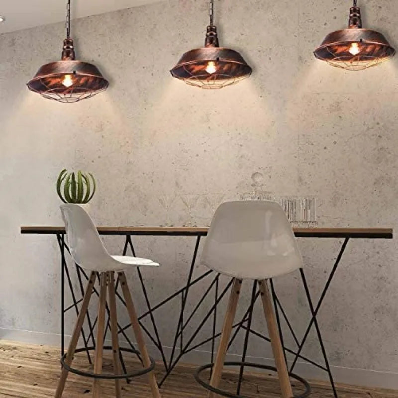 Epoch Rustieke Zwarte Industriële Hanglamp Schaduw
