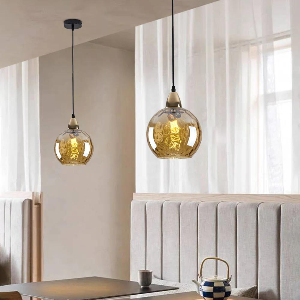 Moderne LED Nordic Plafond Glas Bal Hanglamp