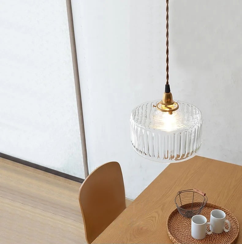 Celeste Glas Vintage Gloed Hanglamp