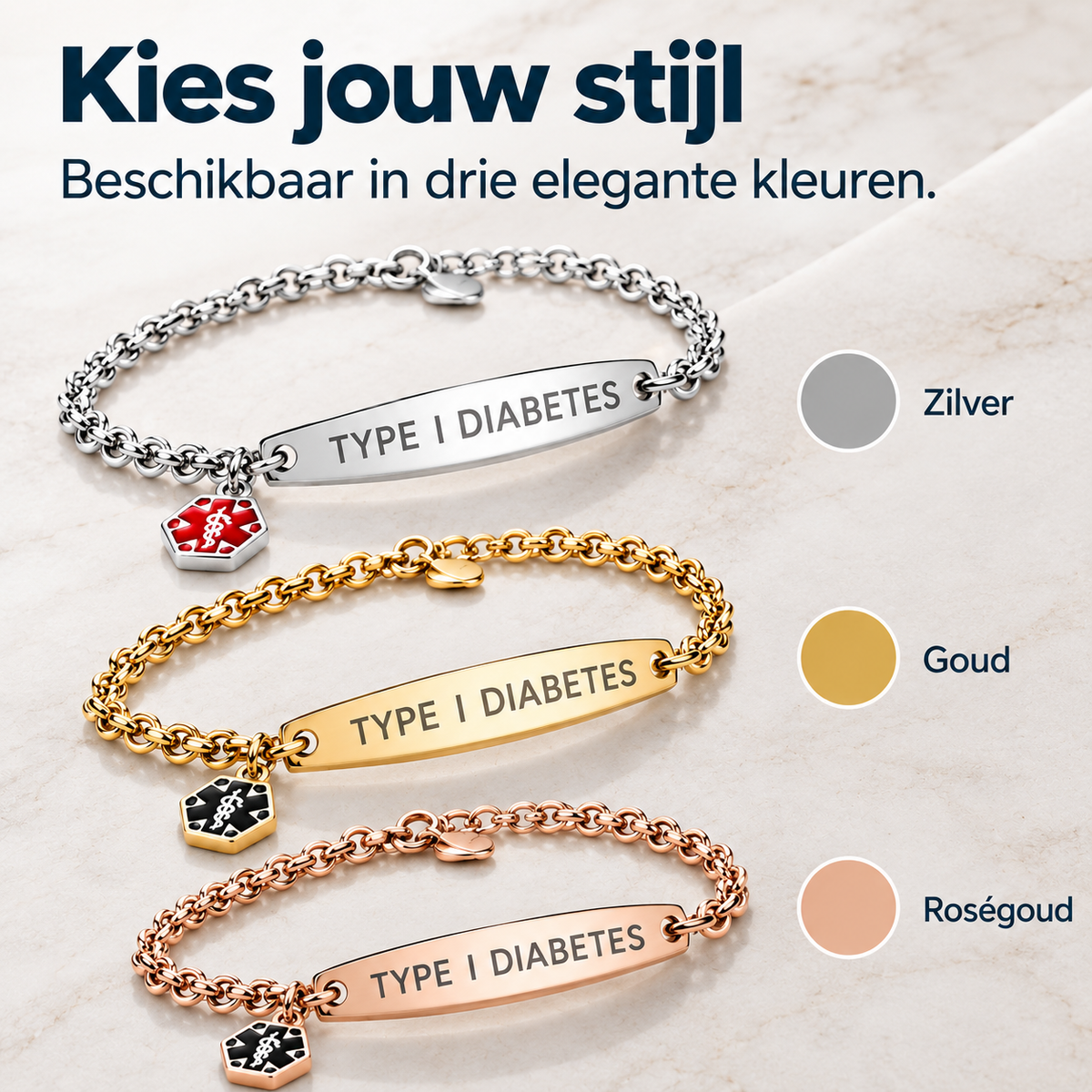 AlertBand diabetes | De veiligheidsarmband die spreekt wanneer jij dat niet kan