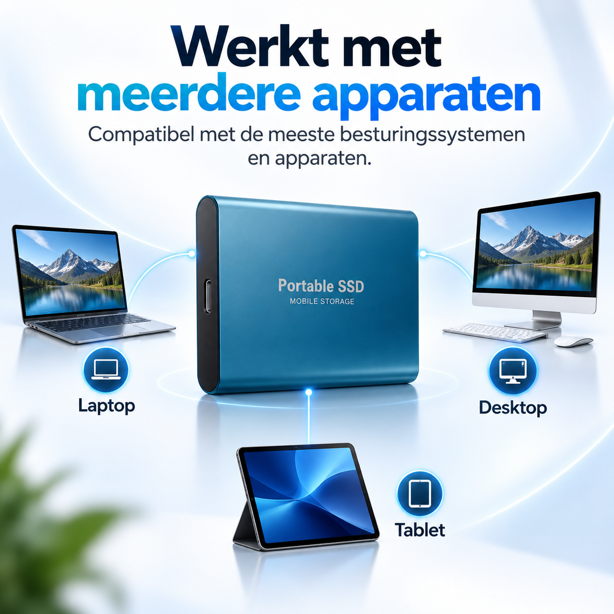 Ultra-snelle 128TB SSD met compact en duurzaam ontwerp