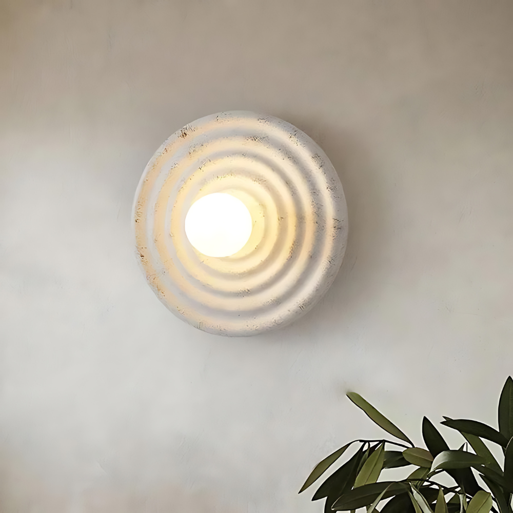 Wabi-Sabi Hars Ronde Cirkel Wandlamp