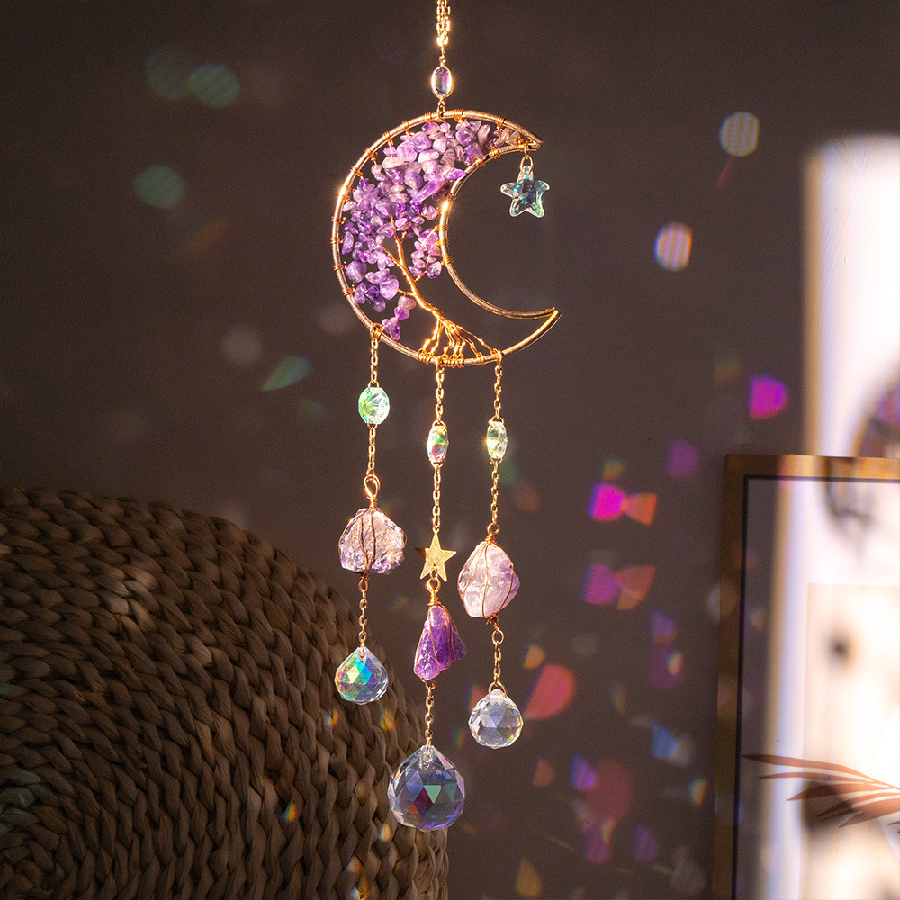 MoonGlow - Prisma Luna Dromenvanger voor een Mystieke Sfeer