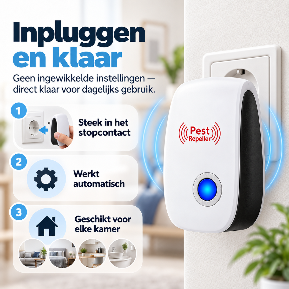 Ongedierteverjager | Bestrijding tegen muizen en ander ongedierte
