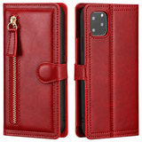 Premium Leer iPhone Flip Portemonnee & Stand Case
