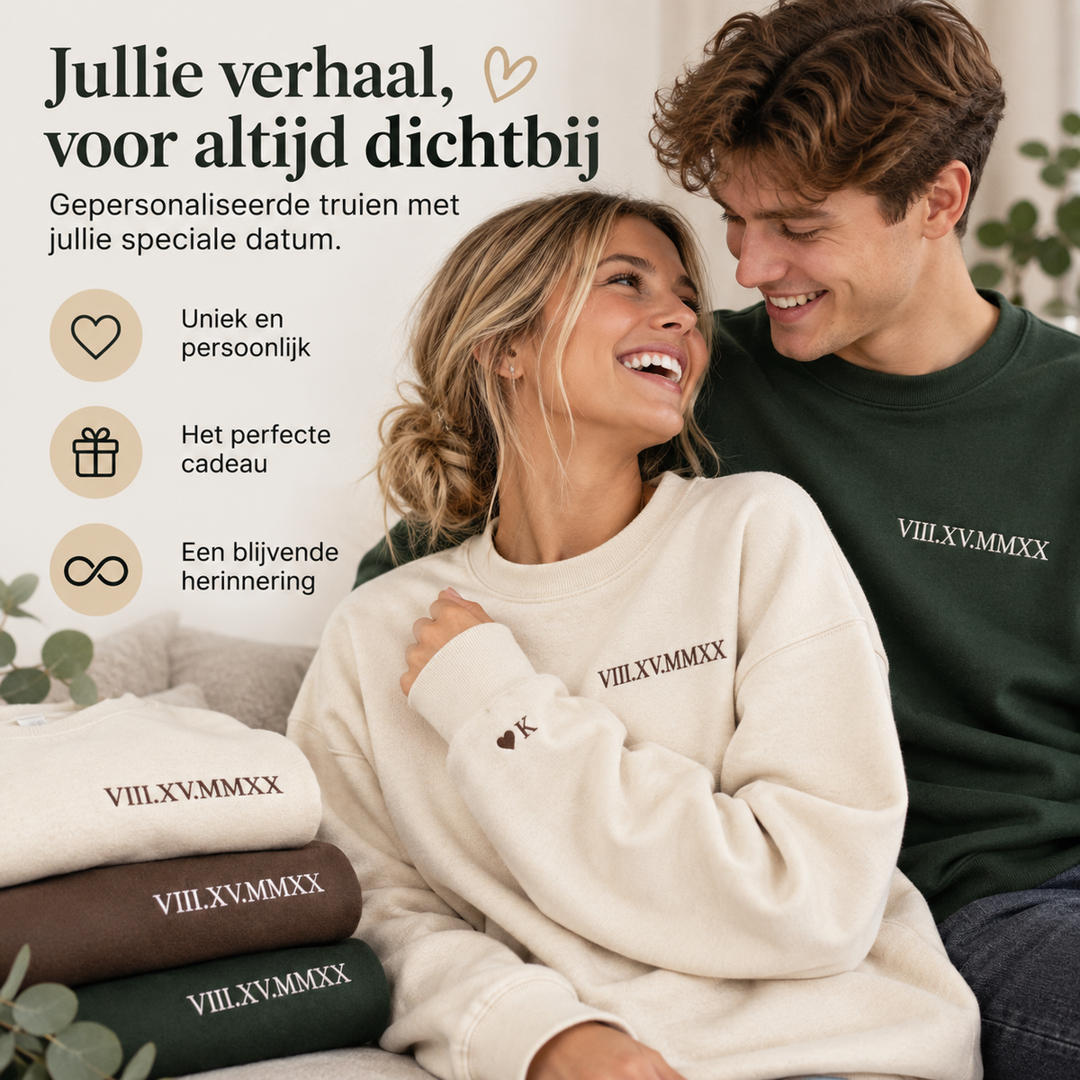 CoupleHoodie | Leg jullie liefdesverhaal vast in stijl