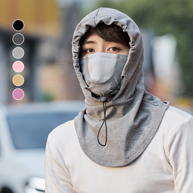 Hooded Face Mask met Nekwarmer voor Fietsen