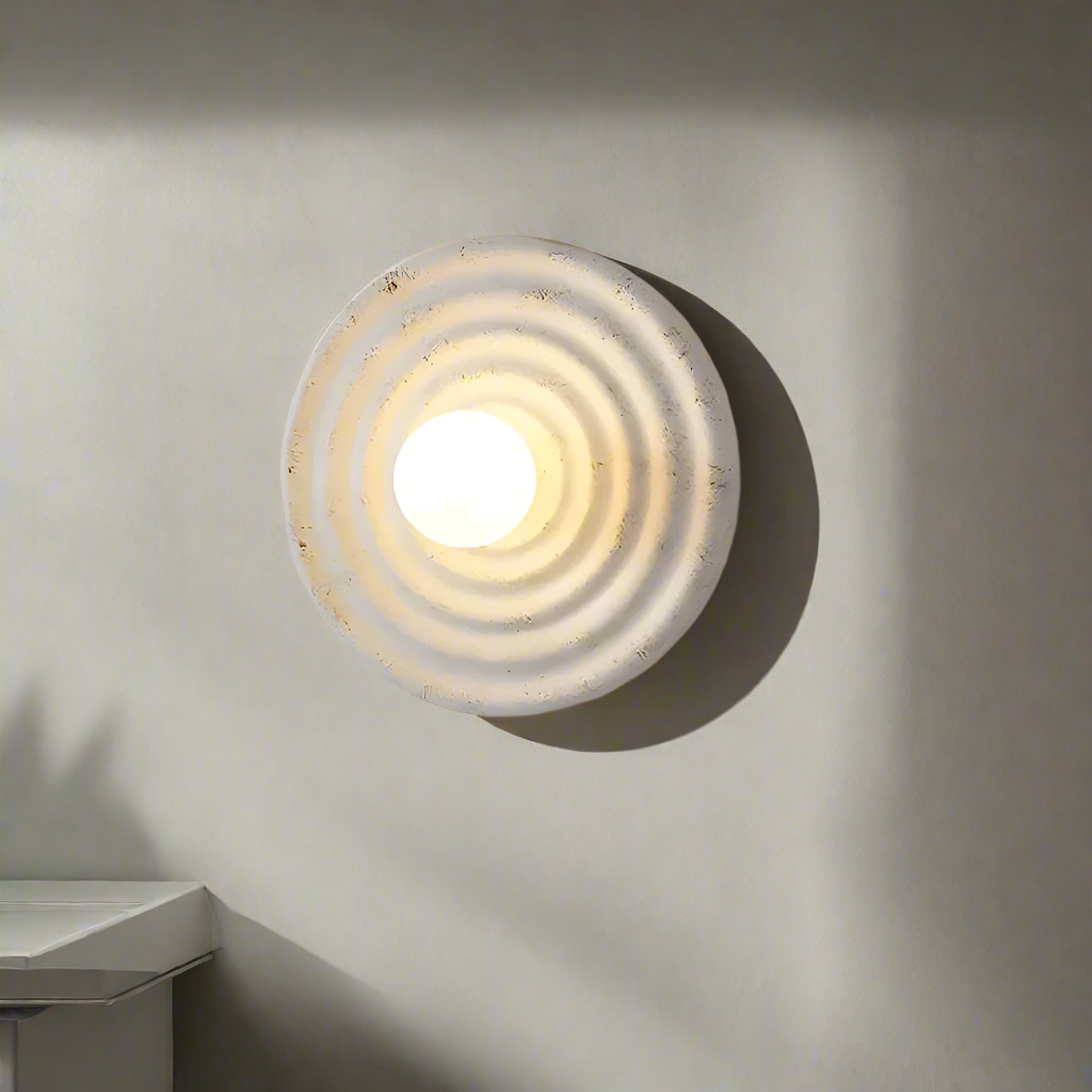 Wabi-Sabi Hars Ronde Cirkel Wandlamp
