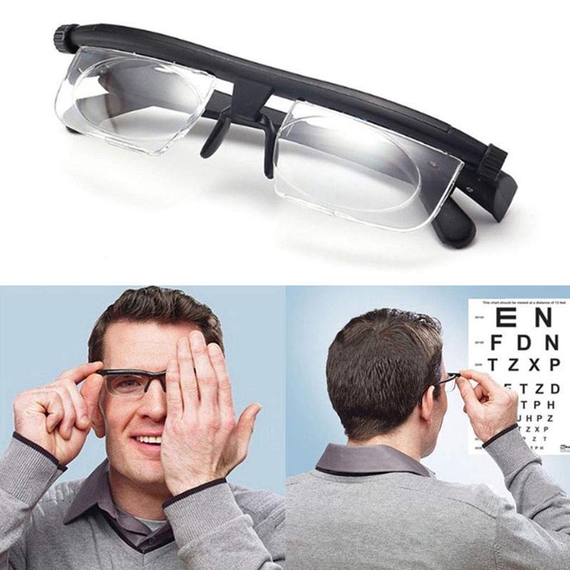 Fokus instelbare bril Leesbril Unisex