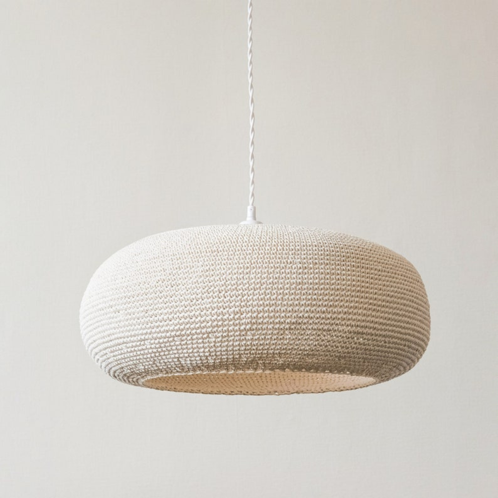 NaturGeflecht – Handgemaakte Rieten Hanglamp met Charme