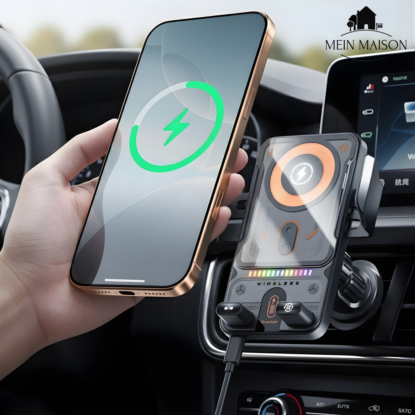 PowerDrive Pro – Veilig opladen en navigeren tijdens het rijden