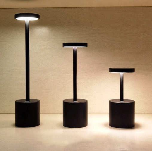 LumaLite Oplaadbare LED-Tafellamp | Draadloos | Dimbaar | Modern Design voor Restaurants en Thuis