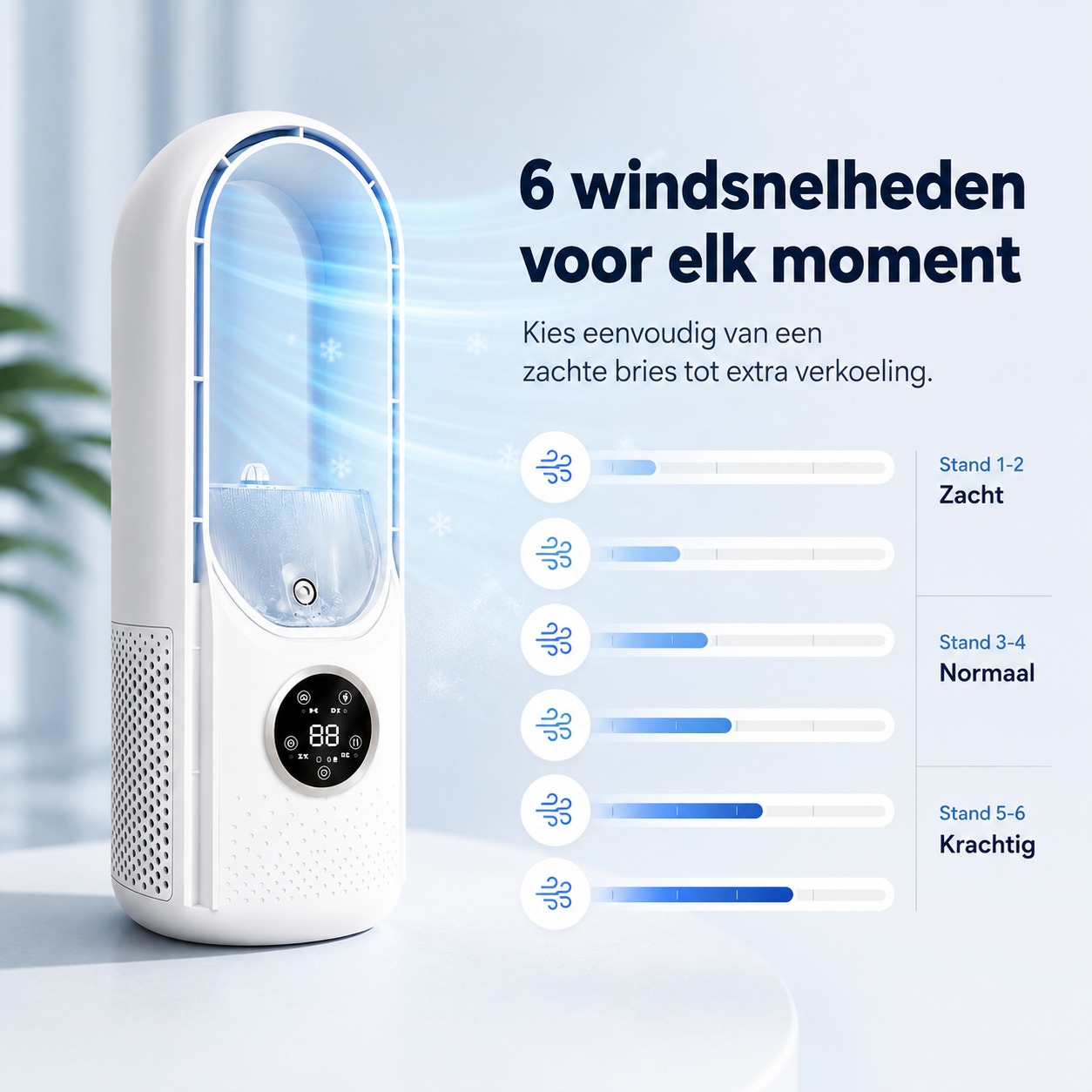 Torenv ventilator | Stille ventilator | Tafelventilator | Fluisterkoel