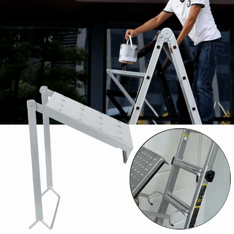 50% KORTING | ElevMate™ | Opvouwbaar Stalen Ladderplatform