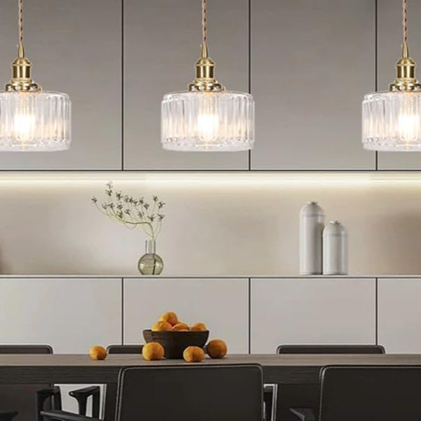 Celeste Glas Vintage Gloed Hanglamp