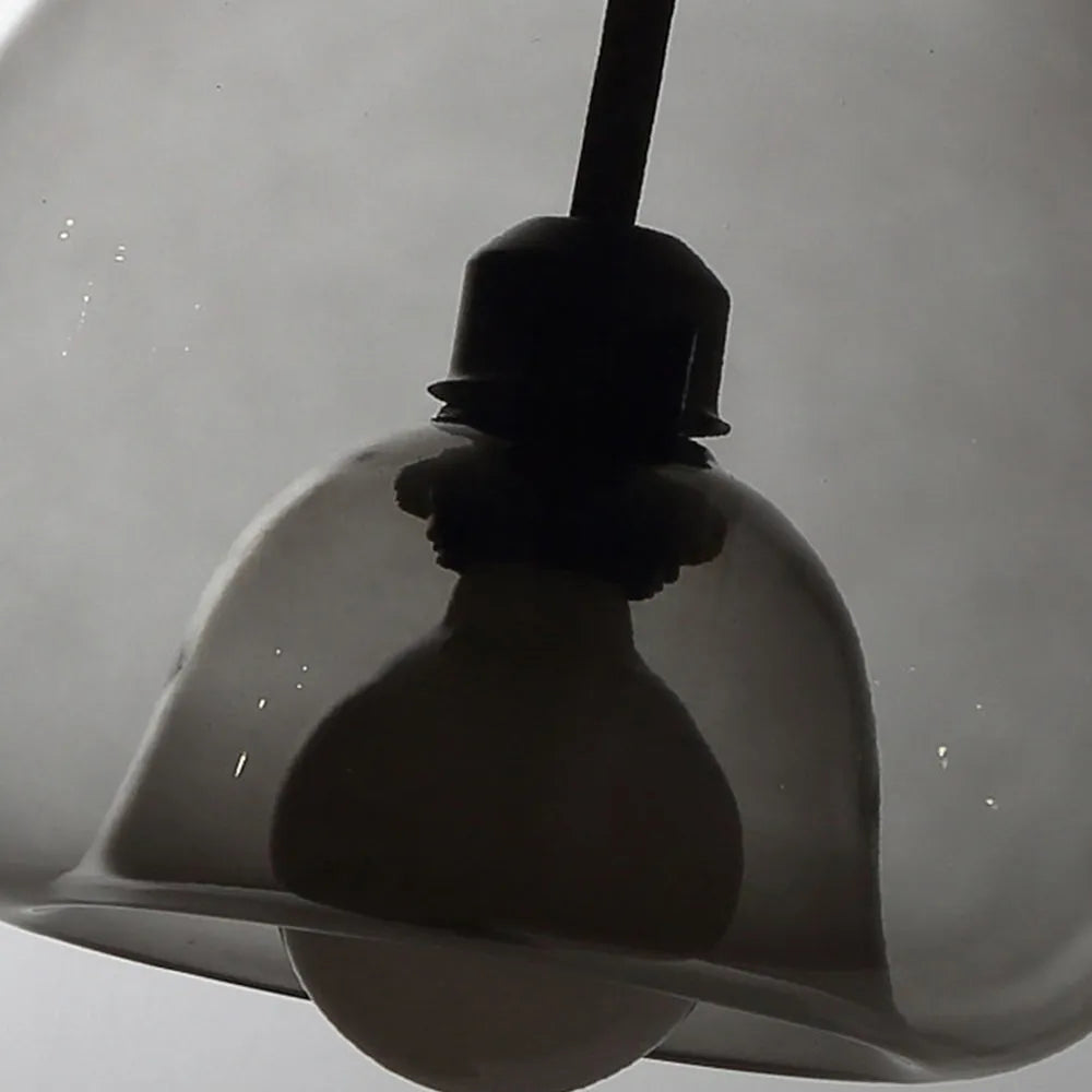Juni Globe Glazen Hanglamp, Amber/Rookgrijs