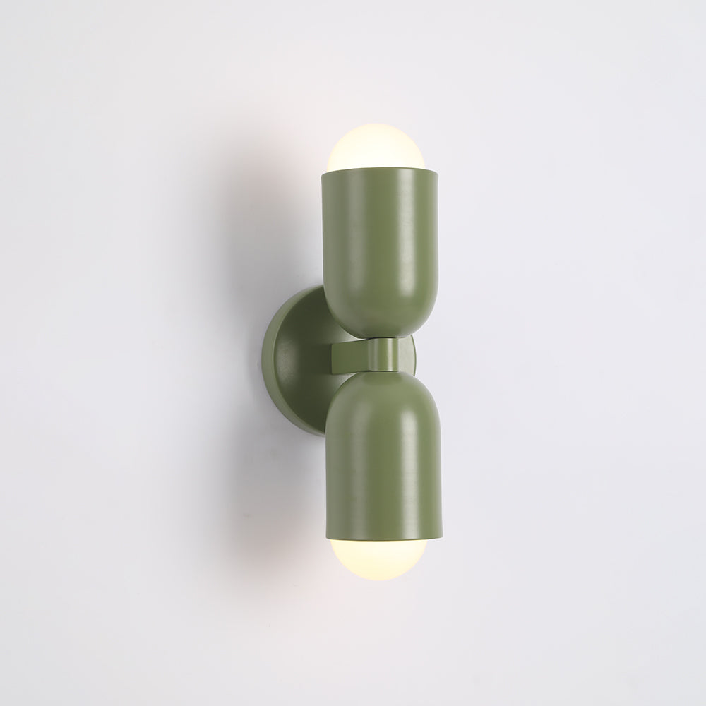 Kira Wandlamp Cilinder Scandinavisch Gekleurd Metaal Woonkamer